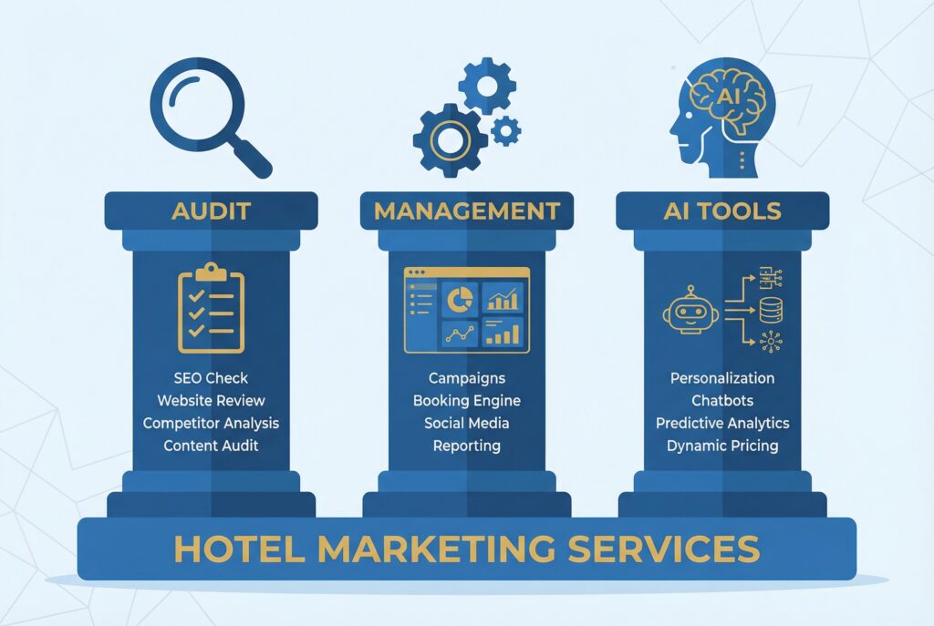 Hotel Performance Marketing DACH 1 Laufendes AI-gestütztes Performance Management